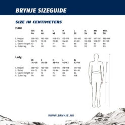 Brynje Arctic Zip Polo - Black -Outdoor Survival Club Brynje sizing1