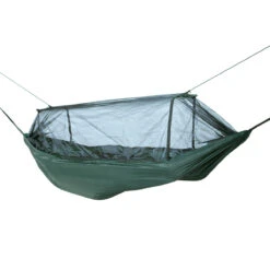 DD Frontline Hammock - Olive Green -Outdoor Survival Club DDFrontlinePitched