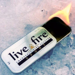 Live Fire Emergency Fire Starter - Sport Size - Pack Of 2 -Outdoor Survival Club Live Fire Sport 2